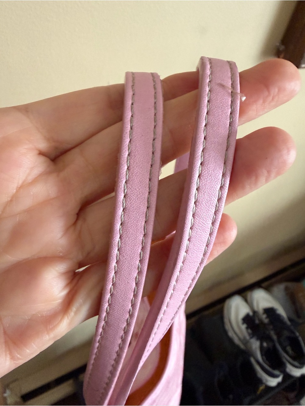 Pink Chevron Tote with Pouch - Picture 5 of 12